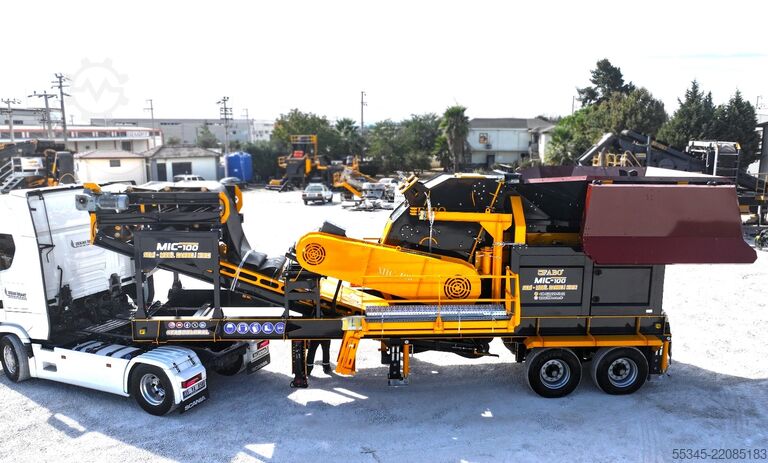 Jednostka krusząca FABO Mobile Impact Crusher Mobile Impact Crusher MIC-100