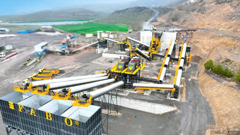 Drticí zařízení FABO Fixed Crusher 500 TPH