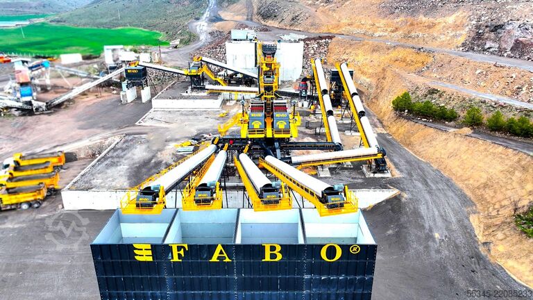 Drticí zařízení FABO Fixed Crusher 500 TPH