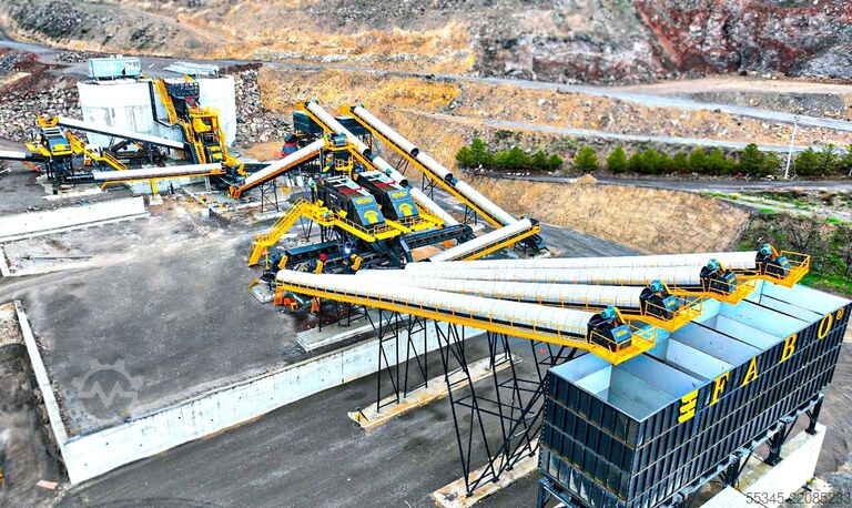 Drticí zařízení FABO Fixed Crusher 500 TPH