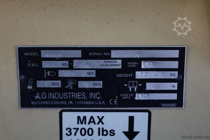 Ψαλίδι ανύψωσης JLG 4069LE Electric, 14.2m Working Height, 360kg Capac