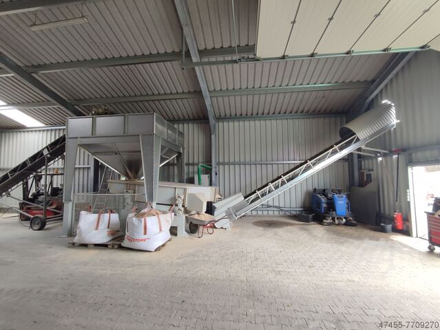 Stationaire zeefinstallatie voor houtpellets S&F GmbH 