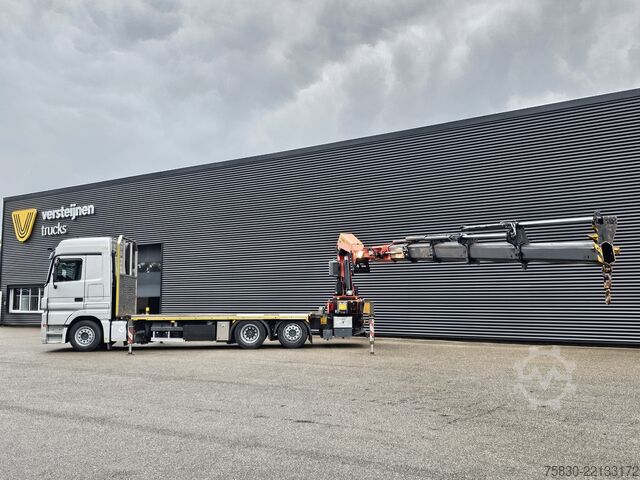 Crane truck Mercedes-Benz ACTROS 2541 6x2 / PALFINGER 42 tm CRANE / KRAN