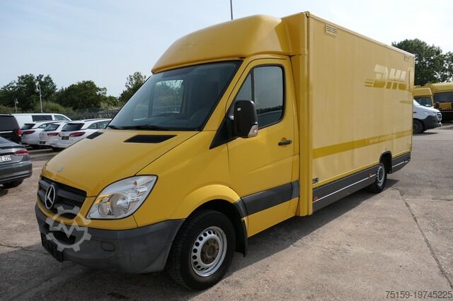 Vrachtwagen met bakwagen mercedes-benz SPRINTER 310 CDI MAXI EURO-5 KOFFER REGALE KAMERA DURCHGANG COC