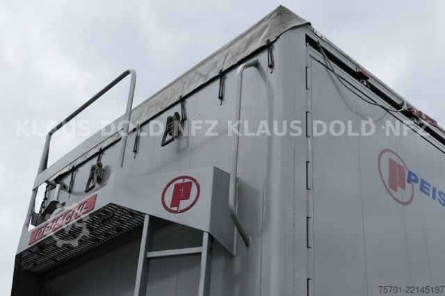 Otvorena poluprikolica sa ceradom PEISCHL 3ESP0S Schubboden Seitliche Türen Liftachse