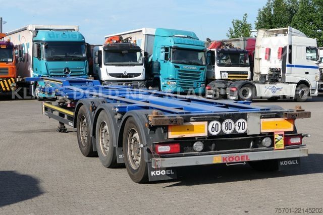 Poluprikolica za izmjenjive sanduke KÖGEL BDF Wechselfahrgestell Liftachse 41,00 t