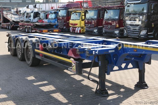 Poluprikolica za izmjenjive sanduke KÖGEL BDF Wechselfahrgestell Liftachse 41,00 t