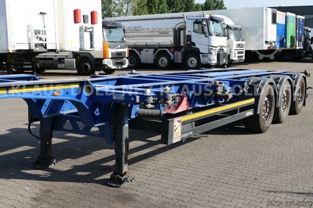 Poluprikolica za izmjenjive sanduke KÖGEL BDF Wechselfahrgestell Liftachse 41,00 t