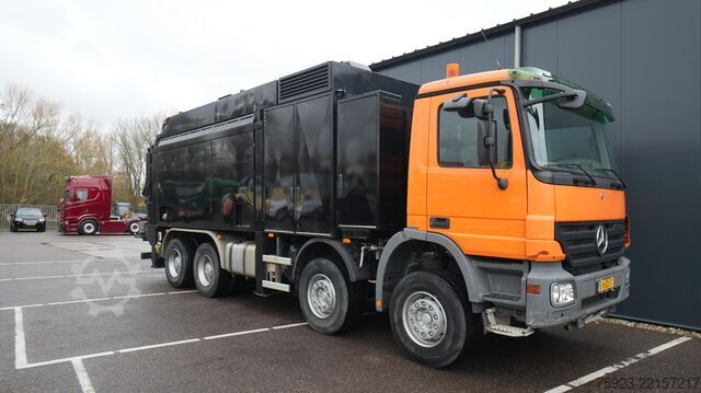 Zuigvoertuig Mercedes-Benz ACTROS 4144 8X4 RSP 10M3 SAUGBAGGER SUCTION VACUUM