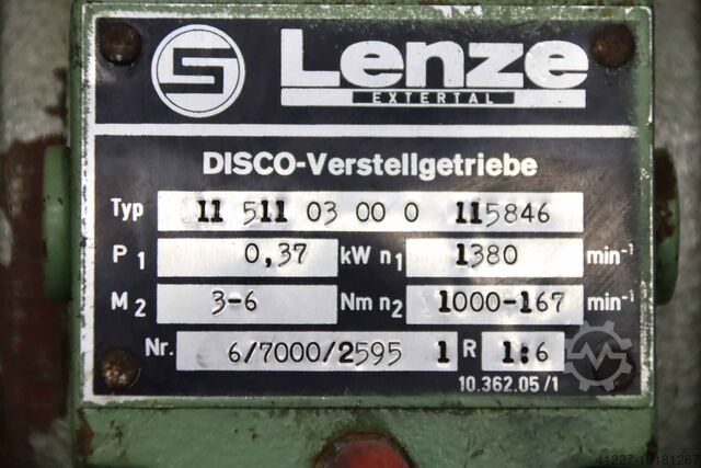 Angrenaj reglabil 1000-167 rpm Lenze 11 511 03 00 0