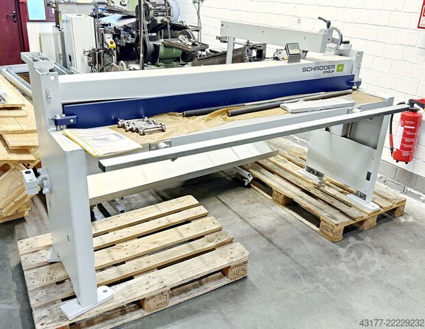 ψαλίδι λαμαρίνας (κοπτικό στέγης) SCHRÖDER - FASTI HS 2000 x 1,25 + ELGO Hinteranschlag