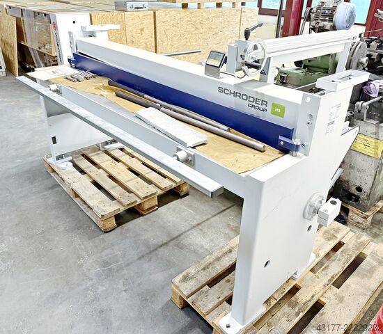 ψαλίδι λαμαρίνας (κοπτικό στέγης) SCHRÖDER - FASTI HS 2000 x 1,25 + ELGO Hinteranschlag