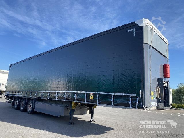 Semi-remorque bâchée Schmitz Cargobull Semitrailer Curtainsider Mega Hayon