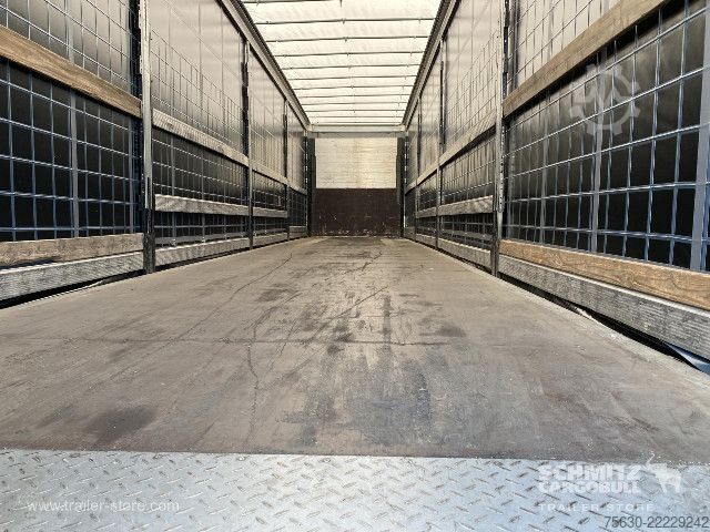 Semi-remorque bâchée Schmitz Cargobull Semitrailer Curtainsider Mega Hayon