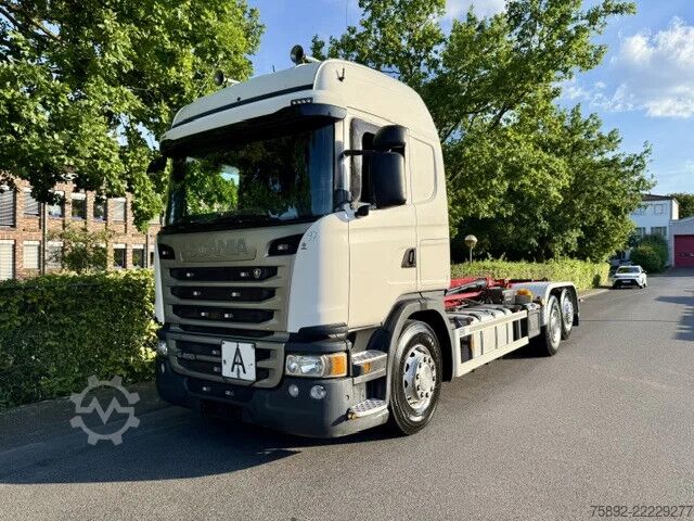 Systém ramene s hákem Scania G450 6x2/Hiab 21T/Lenk/Liftachse