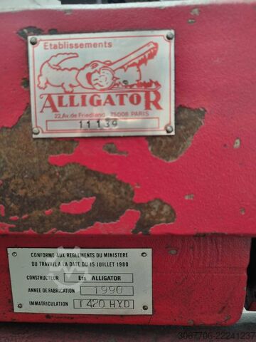 Bombardeuse pour lames de scierie à ruban ALLIGATOR T420 HYDRO