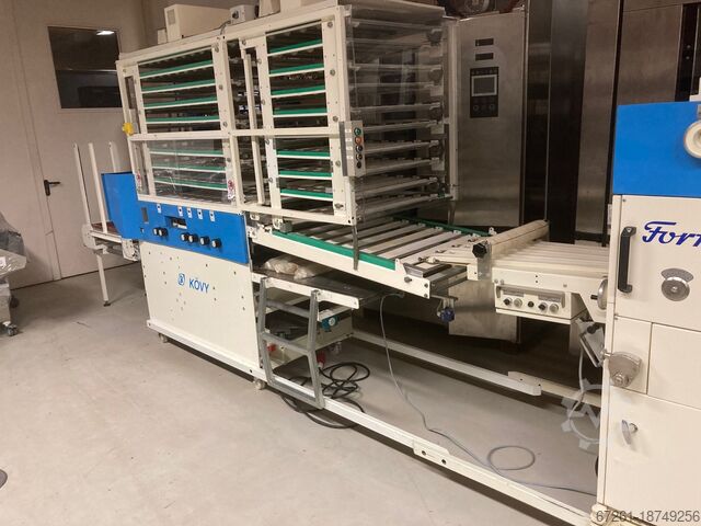 Bun roll line Kövy Brötchenanlage