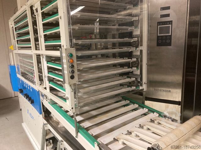 Bun roll line Kövy Brötchenanlage