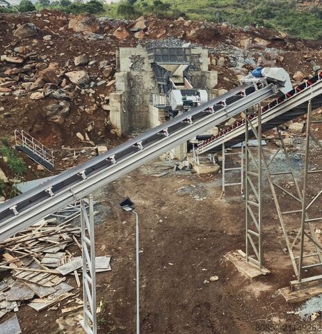 Breekinstallatie Polygonmach 350 tons per hour stationary crushing, screenin...