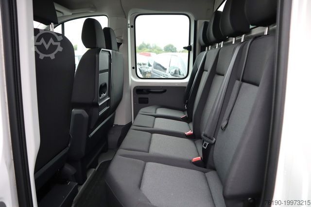 Kiepwagen bestelauto VOLKSWAGEN Crafter 55 Doka Kipper + Kran (Fa. Schoon) *AHK