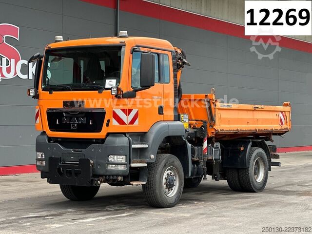 Driezijdige kipper MAN TGS 18.320 4x4 BL Meiller-DSK,Palfinger PK7001-K