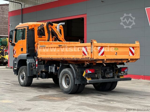 Driezijdige kipper MAN TGS 18.320 4x4 BL Meiller-DSK,Palfinger PK7001-K