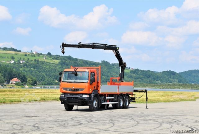 Autolaadkraan RENAULT KERAX 410 * HIAB 144 B-3 HIDUO / 6x4 * TOP