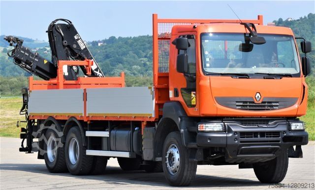 Autolaadkraan RENAULT KERAX 410 * HIAB 144 B-3 HIDUO / 6x4 * TOP