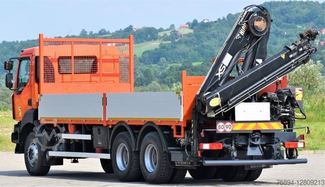 Autolaadkraan RENAULT KERAX 410 * HIAB 144 B-3 HIDUO / 6x4 * TOP