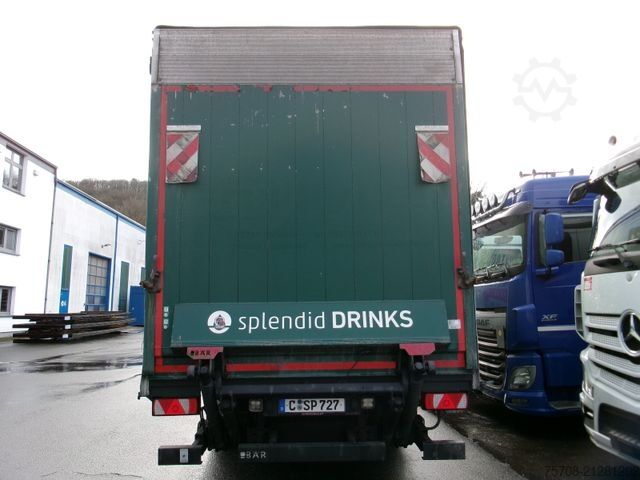 Open semitrailer with tarp SCHWARZMÜLLER 3-Achs Quick Slider*J Serie*2t LBW*Lift*Alu*Zert