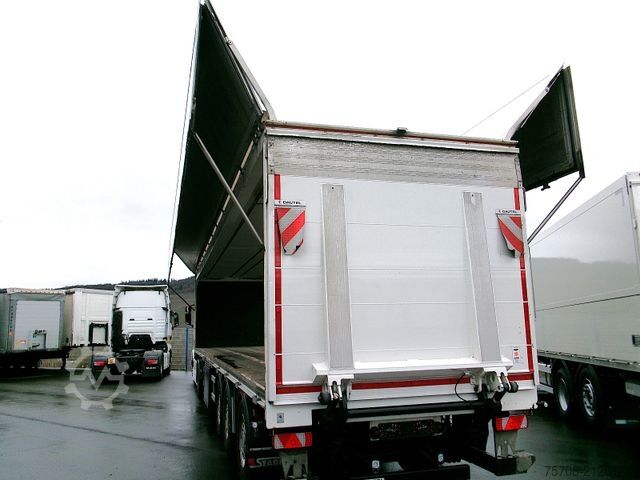 Beverage semitrailer  13,6 m Wingliner Aufbau*Lenkachse*LBW*ohne Runge