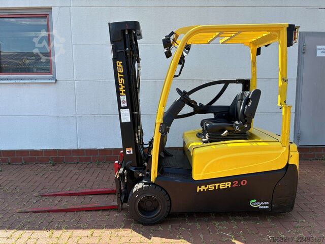 Elektrisk 3 -hjulet gaffeltruck Hyster J 2.0 XNT LWB