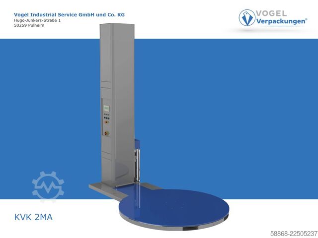 Półautomatyczna owijarka palet  KVK 2 MA - 2t - 1650 Teller - 2400 Höhe