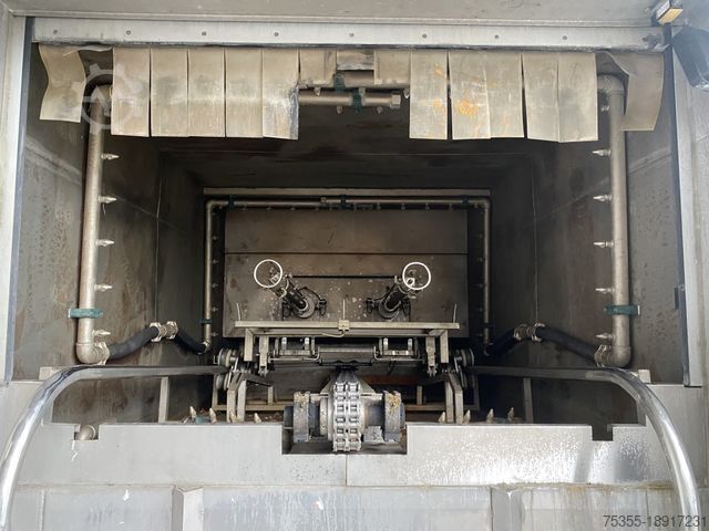 Vuilniswagen MERCEDES-BENZ Econic 2633 PLATZ Mülltonnenwaschanlage