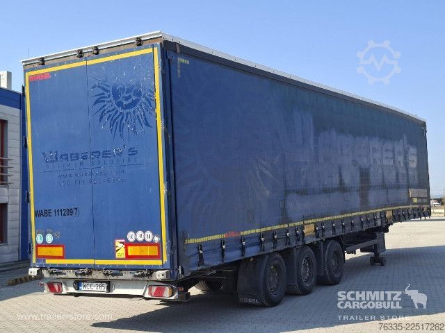 Nyitott ponyvás félpótkocsi Kögel Curtainsider Mega