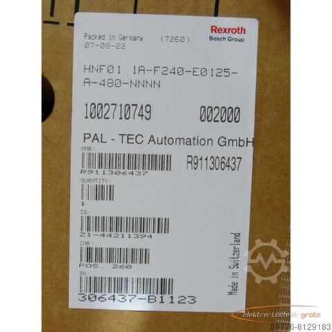 Component Rexroth Indramat HNF01.1A-F240-E0125-A-480-NNNN Netzfilter - ! -