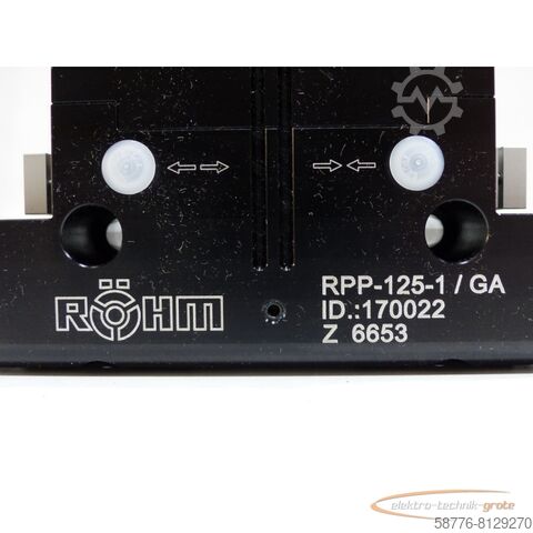 Εξάρτημα Röhm Röhm RPP-125-1 / GA Parallelgreifer LA82x45 Id.170022 SN:Z6653  !