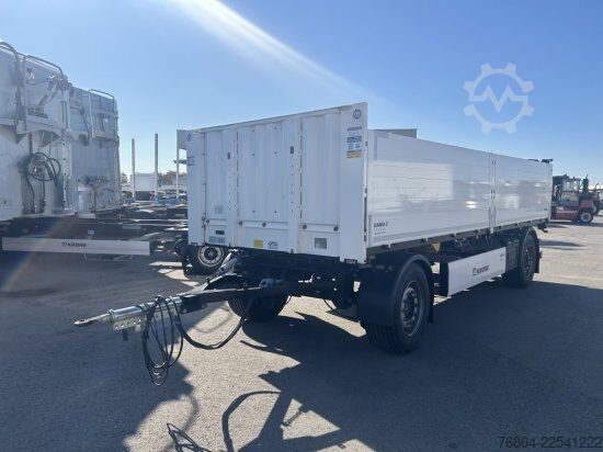Åben trailer KRONE BAUSTOFFANHäNGER, 6,5 METER, BPW