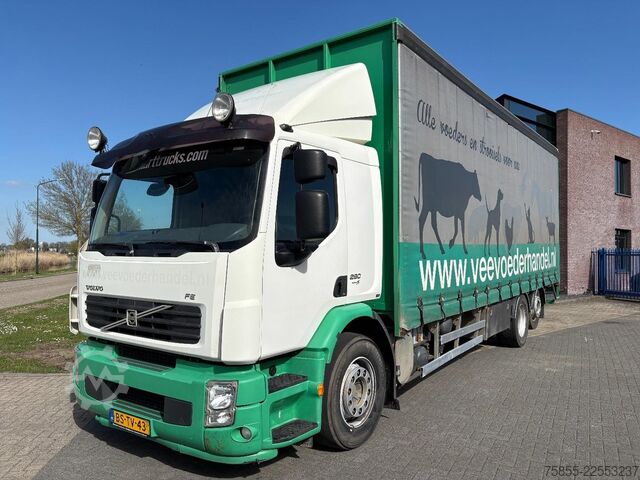 Bâché à rideaux latéraux Volvo FE280 6x2 / Manual / Euro 5 / NL Truck / 700.00...