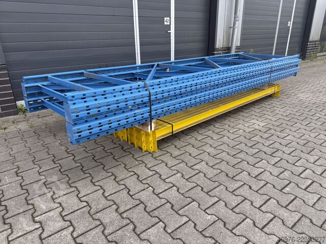 Raf uzunluğu: 11,24 m / Adet 4130x1100 mm Redirack Palettenregal Lagerregal Regal Hochregal