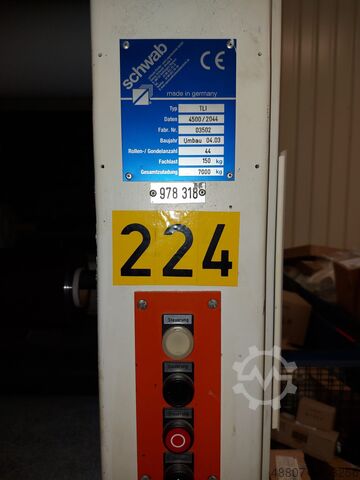 Folie paternoster met bovenbouw Schwab TLI 4500/2044