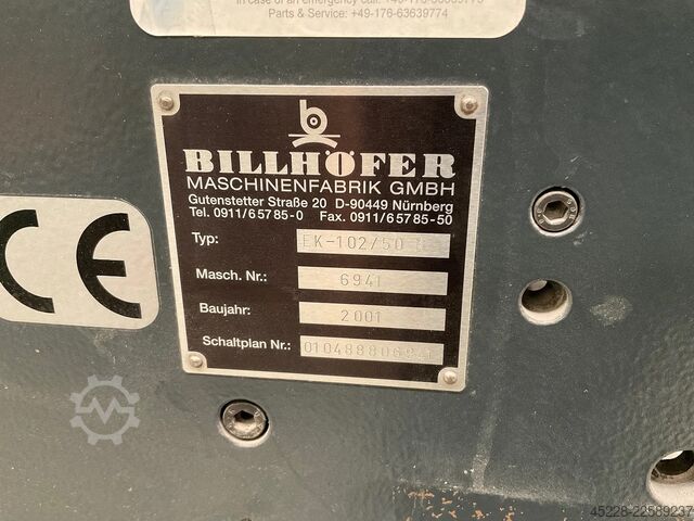 Laminadora de dispersión Billhöfer EK 102-50