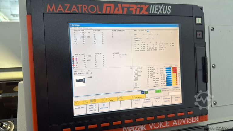 CNC soustruh MAZAK Nexus QTN 200II MSY