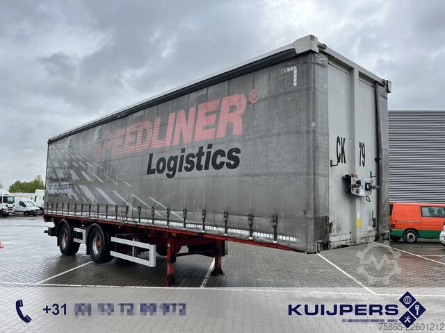 Skjutbara presenningar Tracon TO 1620 / Curtainside / Loadlift / 2x Steering ...