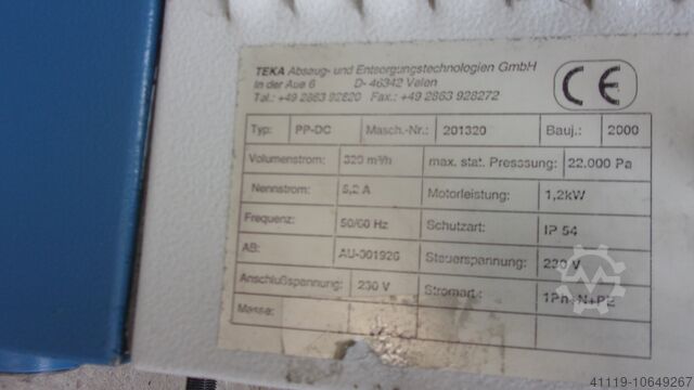 Vacuümextractie TEKA PP-DC