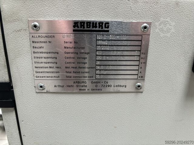 Enjeksiyonlu kalıp makinası Arburg 320C 500-100 mit Multilift