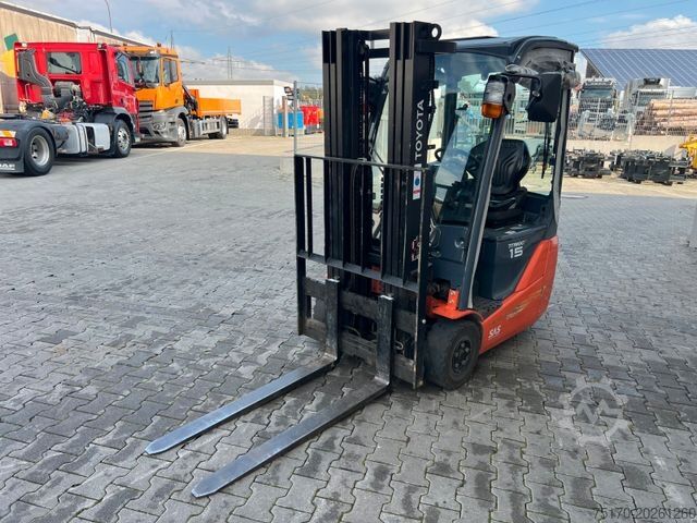 Voorlader vorkheftruck TOYOTA 8FBET15 / Triplex: 4.30m / nur 1.187h! / SS
