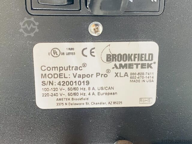 Fuktmätare - Computrac Brookfield Ametek Vapor Pro XL