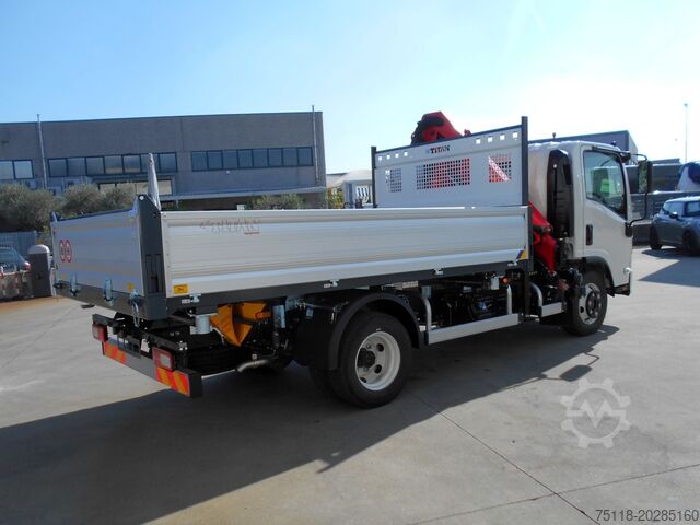 Volquete Isuzu M30 - GRU PALFINGER PK5001 + RIBALTABILE