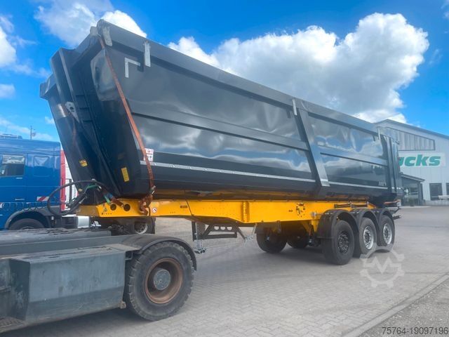 Semi-remorque benne SCHMITZ CARGOBULL ca. 52m³ Schrott Stahlmulde - Unfaller